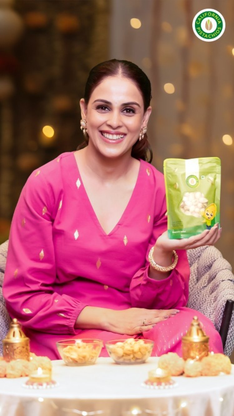 कैलिफोर्निया पिस्टैशियो ने जेनेलिया देशमुख की धमाकेदार दीवाली के जश्न को दिया खास अंदाज़