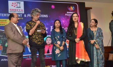 पद्मिनी कोल्हापुरी और शक्ति कपूर की उपस्थिति में श्रेया एंटरटेनमेंट एंड प्रोडक्शन के दो म्यूजिकल एल्बम हुए लॉन्च