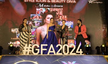 मलाइका अरोड़ा ने वी कनेक्ट इवेंट्स एंड एंटरटेनमेंट द्वारा आयोजित 'ग्लोबल फेम अवार्ड्स 2024' में शिरकत की