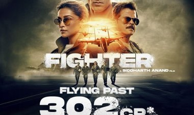 रितिक रोशन अभिनीत 'वायकॉम18 स्टूडियोज' की 'फाइटर' की धूम बरकरार! बॉक्स ऑफिस पर वर्ल्डवाइड कलेक्शन 302 करोड़ के पार!