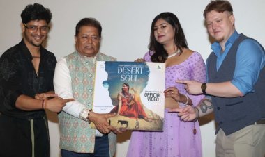 पद्मश्री अनूप जलोटा ने लॉन्च किया इसरत टोनी और प्रतीक गांधी का म्युज़िक वीडियो ‘डेजर्ट सोल’