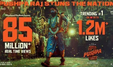 'पुष्पा 2: द रूल' का इंटरनेट पर चल रहा है रूल, 85 मिलियन व्यूज के साथ कर रहा है #1 पर ट्रेंड