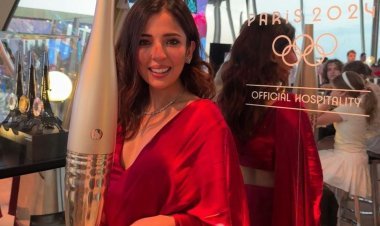 अभिनेत्री बरखा सिंह ने पेरिस ओलंपिक में खूबसूरत भारतीय साड़ी पहनकर सबको किया हैरान